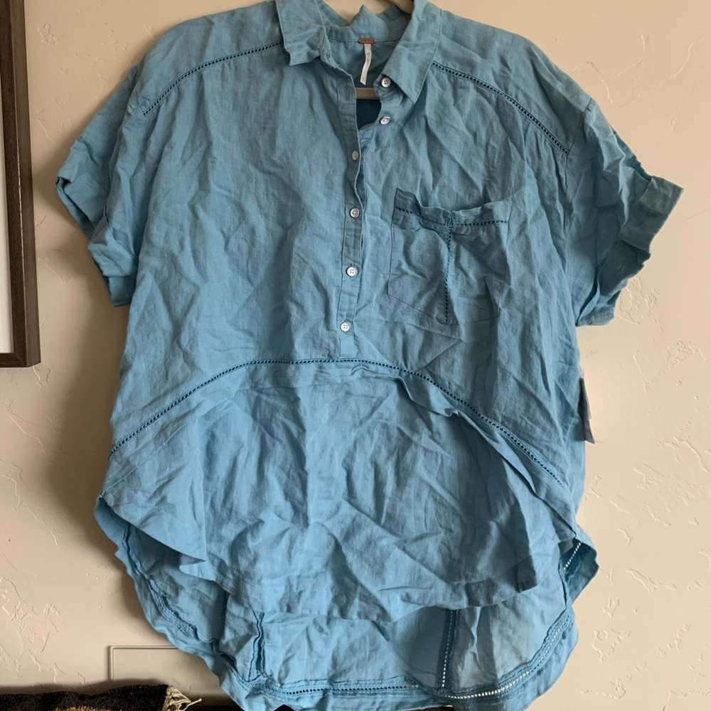 Free people Chambray top